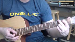 Video thumbnail of "James - Laid - Guitar Tutorial (The American Pie Theme Song)"