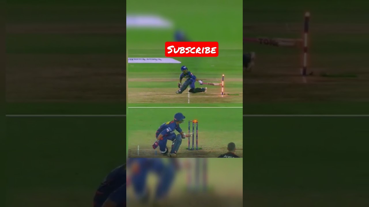 Ayush Badoni hits a six however his bat hits the stumps and he is OUT High drama in Bangalor 