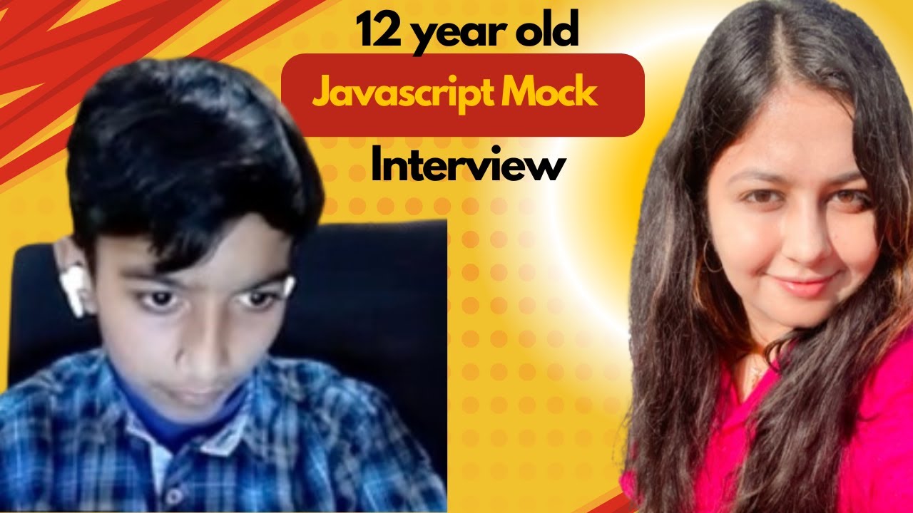 12 Year old Javascript Mock Interview - YouTube
