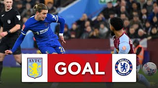 GOAL | Conor Gallagher | Aston Villa 0-1 Chelsea | Fourth Round Replay | Emirates FA Cup 2023-24
