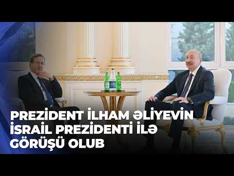 Prezident İlham Əliyevin İsrail Prezidenti ilə görüşü olub