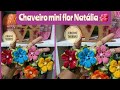 Chaveiro mini flor Natália 🌺