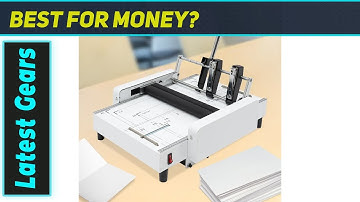 A3 Booklet Folding Binding Machine: The Ultimate 2-in-1 Booklet Maker!