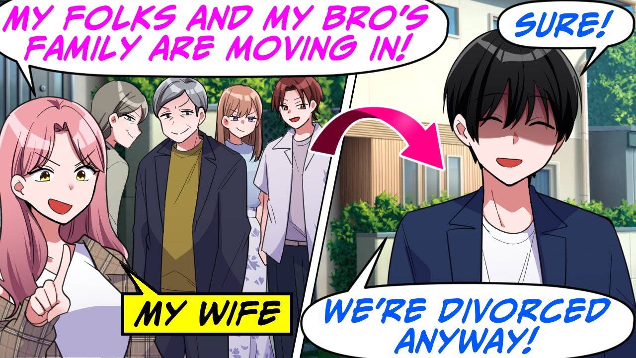 My Wife Suddenly Brought Her Whole Family Over, Saying They’re Moving In! But...[RomCom Manga Dub]