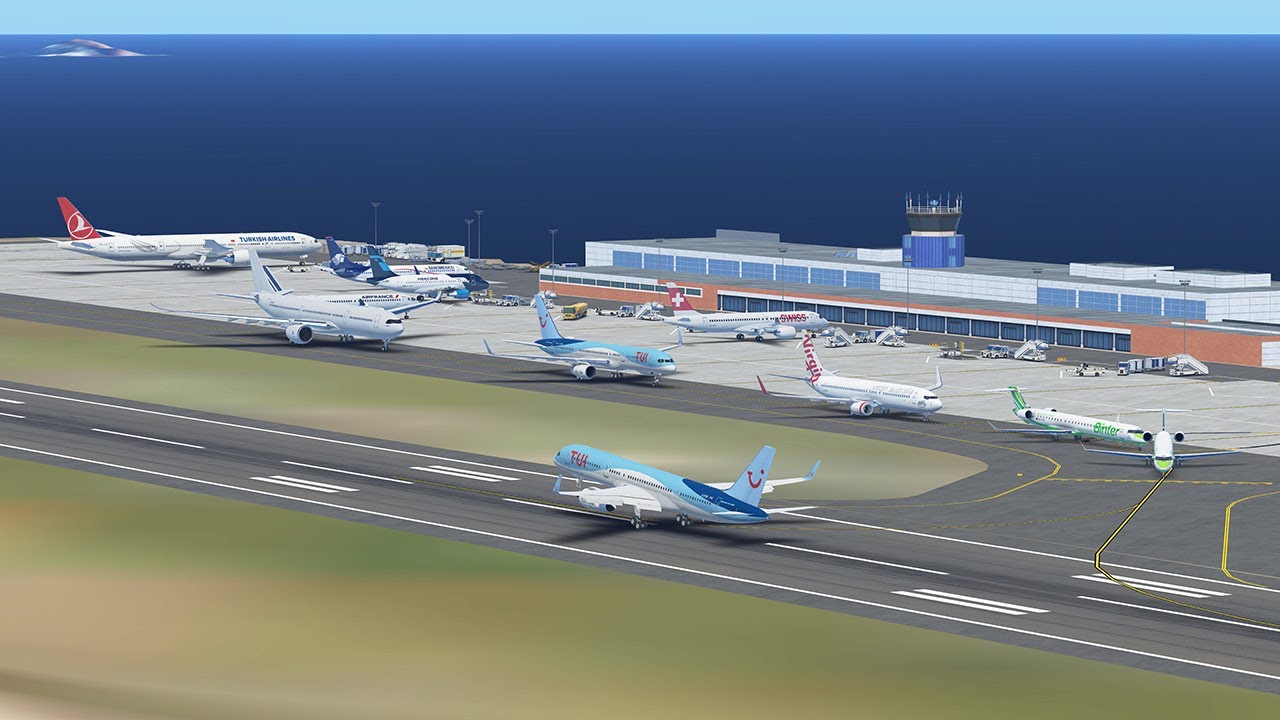 61 Minutes of Plane Spotting at Gusty Madeira Funchal International Airport (LPMA) - Infinite Flight