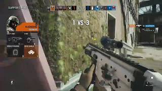R6 Blackbeard 1v5 clutch in under 60 seconds