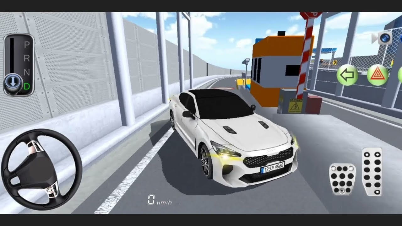 Car Simulation Draw new jaguar car Highway drive mode funny video 3d drawing car simulator ...