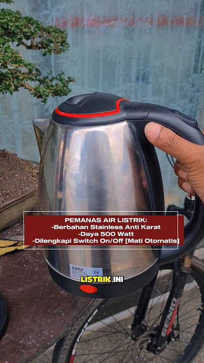 more economical and practical using a 2 liter stainless steel electric kettle #verycheap #youtube...