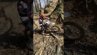 Extreme enduro young riders training