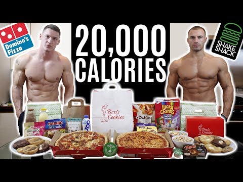 BODYBUILDERS vs , CALORIE CHALLENGE | Epic Cheat Day