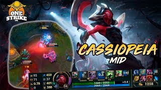 CASSIOPEIA MID S8 | Runas y objetos (Gameplay)
