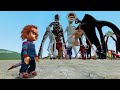 CHUCKY VS TREVOR HENDERSON CREATURES!! Garry's Mod Sandbox