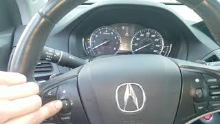 2015 Acura MDX Maintenance Reset