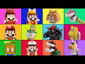 Bowser's Fury VS LEGO Super Mario Character Comparison