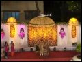 Flowers through helicopter  bride  groom