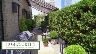 An Incredible NYC Terrace Overlooking Gramercy Park | Garden Tour &amp; Inspiration