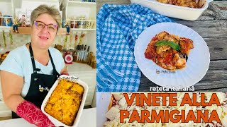 Vinete alla parmigiana, reteta italiana de Parmigiana di melanzane