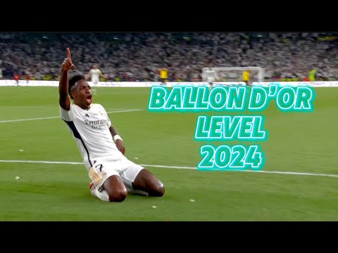 VINI JR 2024 BALLON D’OR LEVEL - YouTube