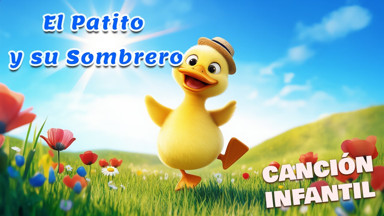 El Patito y su Sombrero 🎩 | ¡El sombrero pinta abanicos con gotas de rocío! 🎨💧