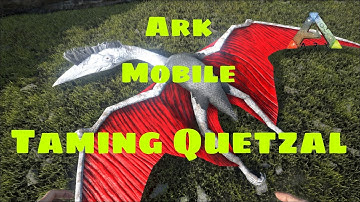 Taming Quetzal || How To Tame Quetzal Ark Ultimate Survival Mobile Edition #arkmobile