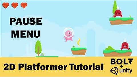 Easy Free Video Game Design Tutorial # 18 - Pause Menu
