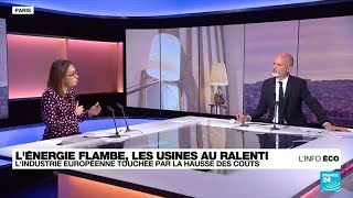 Flambée des prix de l'énergie : des usines à l'arrêt en Europe • FRANCE 24