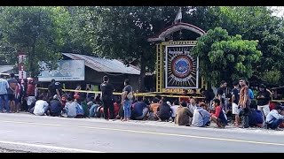 TUGU PSHW DILEMPARI BATU.2020||SARADAN MEMANAS!!!||