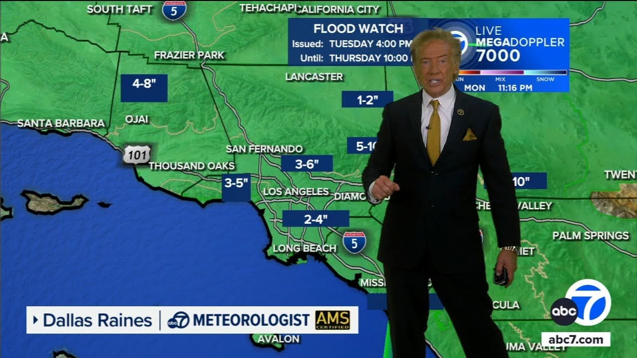 Major SoCal storm: Dallas Raines breaks down when rain will hit - YouTube