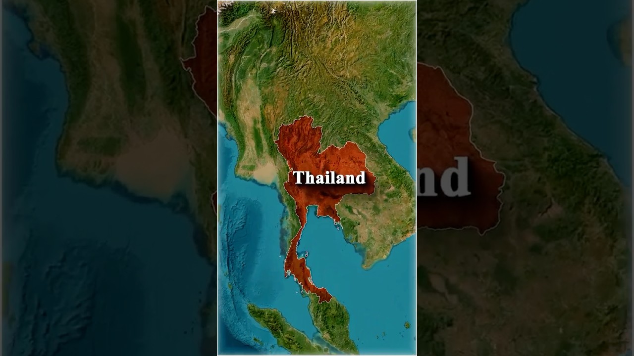 Thailand’s Geography 🌏 | From Mountains to Islands + Neighboring Countries