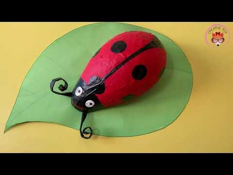 DIY Craft - Decorative Paper Mache Letters - Tutorials by Crafty Ladybug  Creations 