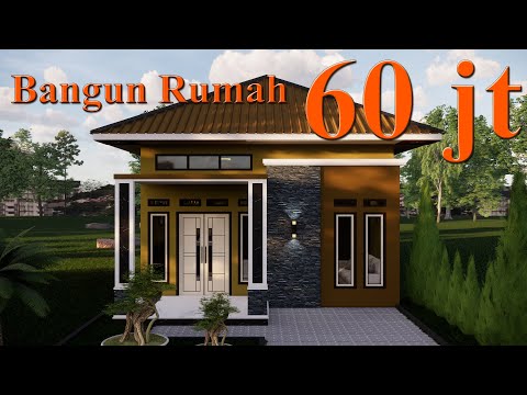 Indah Tapi Murah 🏡 Desain Rumah Minimalis Sederhana 6x10m 3 Kamar