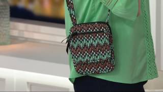 Vera Bradley Signature Print Mini Hipster on QVC