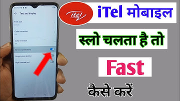iTel mobile fast kaise kare / how to fast itel mobile / itel mobile slow working problem / itel