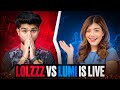 Lolzzzgaming  vs lumi is live  4v4 intense fight  girl gamer vs lolzzz gaming