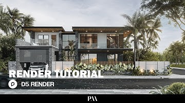 LEARN WITH ME: D5 RENDER TUTORIAL - Exterior scene 05