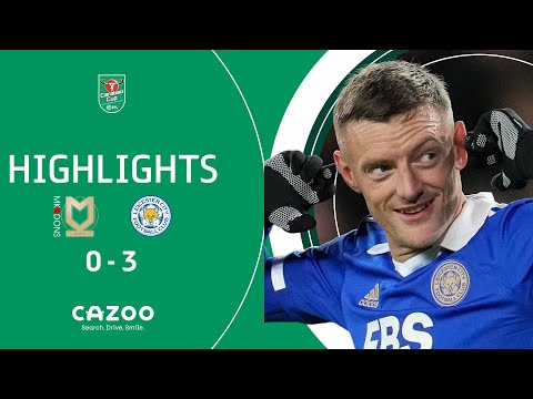 Jamie vardy's having a party! | leicester city cruise through in carabao cup