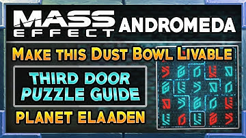 Mass Effect Andromeda: Planet Elaaden #3 (Glyph Puzzle) Remnant Puzzle