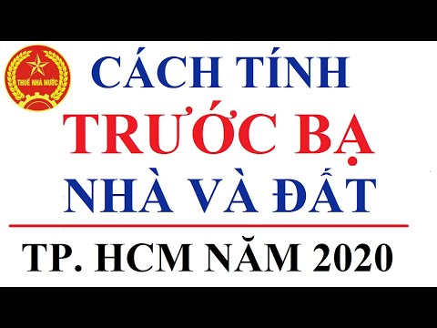 Video: Cách Tính Lệ Phí Nhà Nước