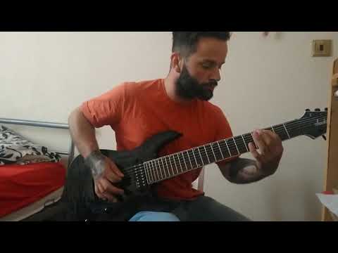 Jackson 8 string played at ametuerish level great guitar