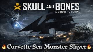 Skull and Bones Corvette Sea Monster Slayer. #ubisoft #skullandbones #ubisoftpartner #gaming #ps5