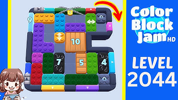 Color Block Jam Level 1141 (2044) Solution Walkthrough