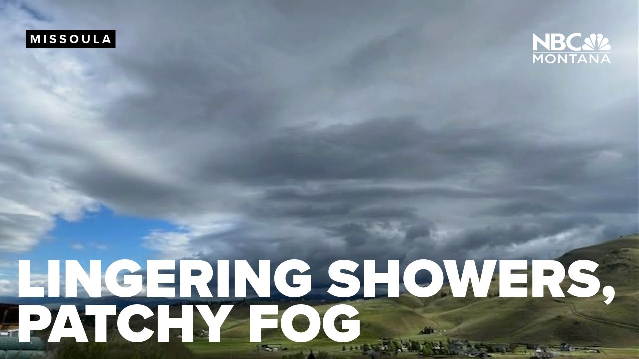 Lingering showers as storm exits the region, patchy fog possible ...