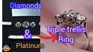 The Triple Trellis ring (charity ring)#jewelrydesign #jewellery #handmadejewelry #handmade #rotary
