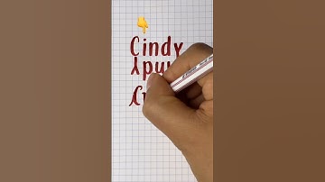 Do you see why this Cindy ambigram works?