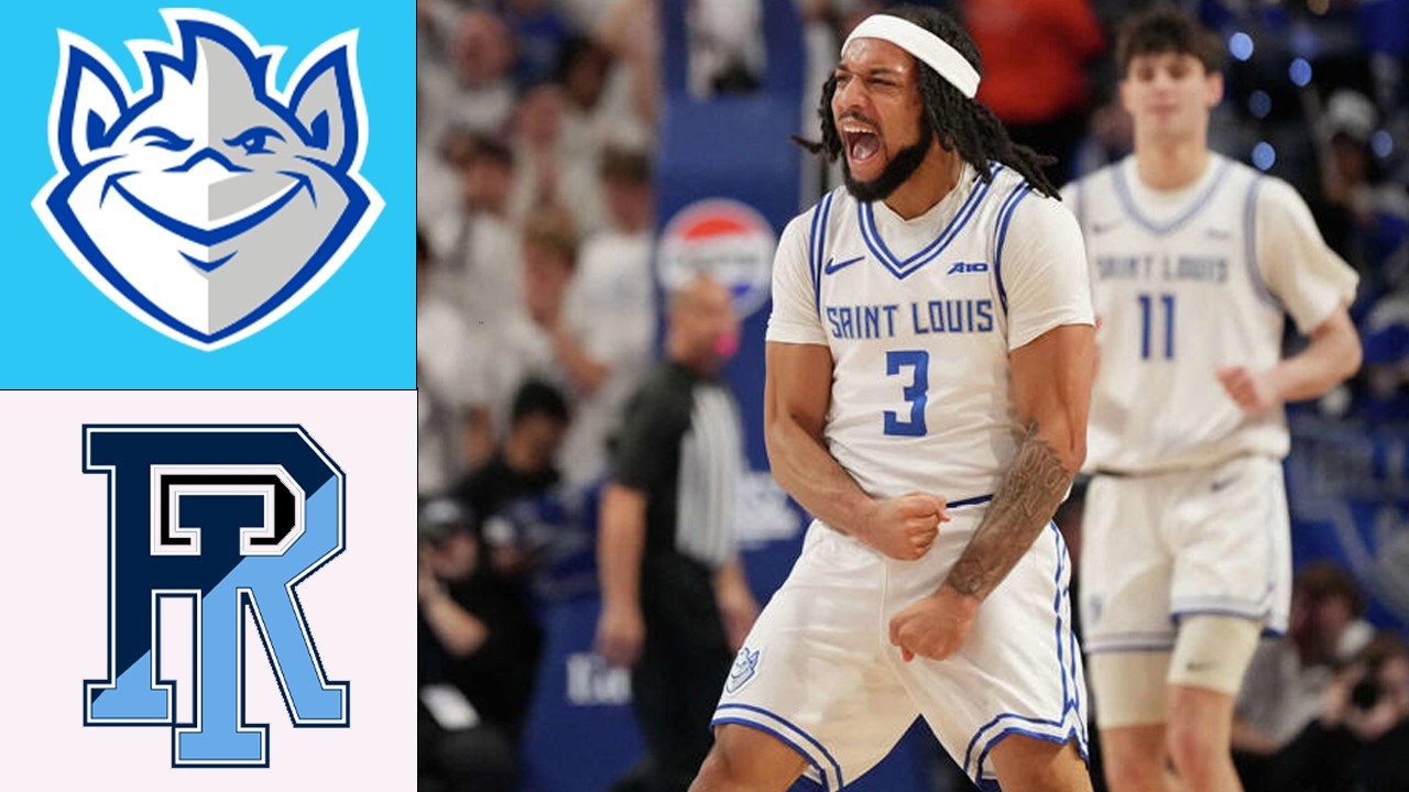 Сент-Луис против Род-Айленда | Полные видеообзоры матча | 17 февраля 2026 г. | Мужской студенческ...