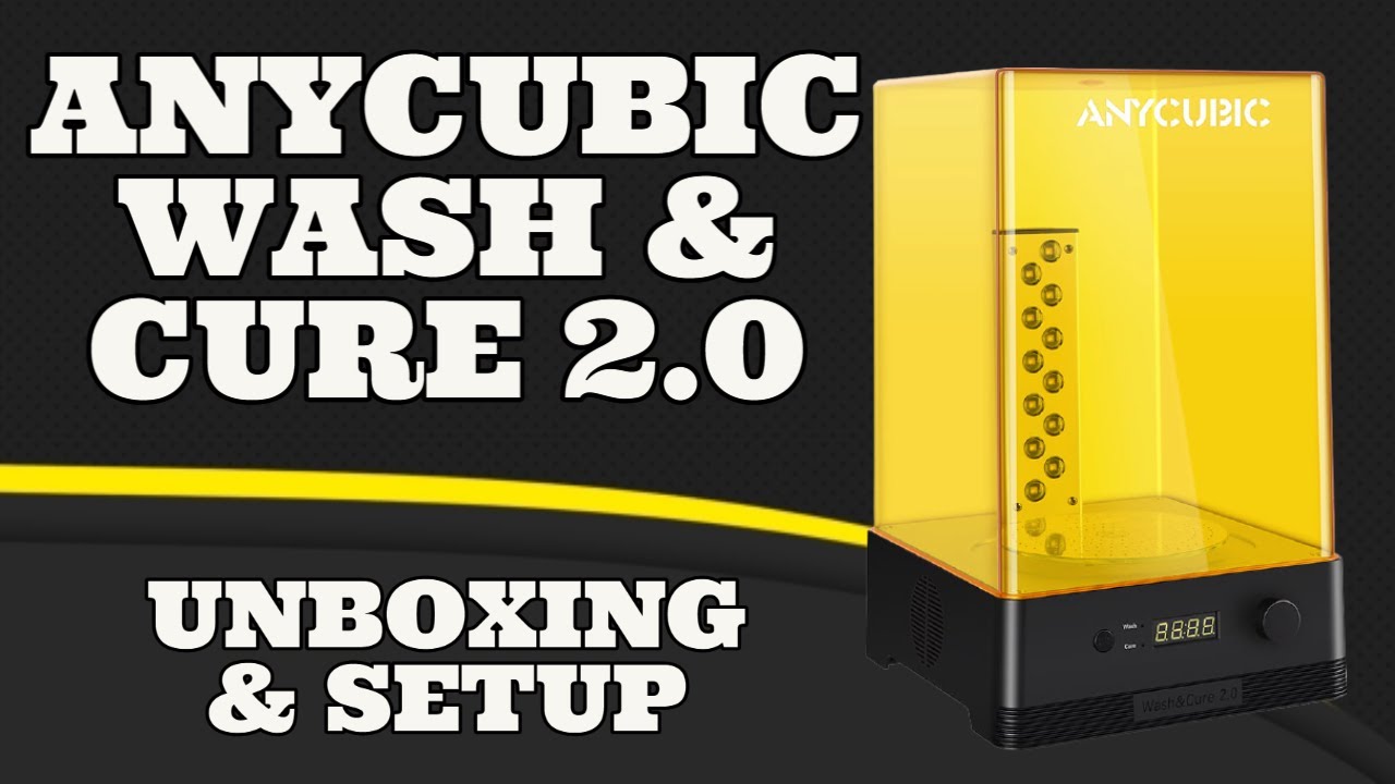 Anycubic Wash and Cure 2.0 Unboxing and Setup 