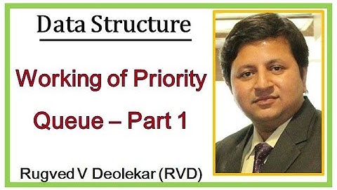 Video 25: Working of Priority Queue - Part 1