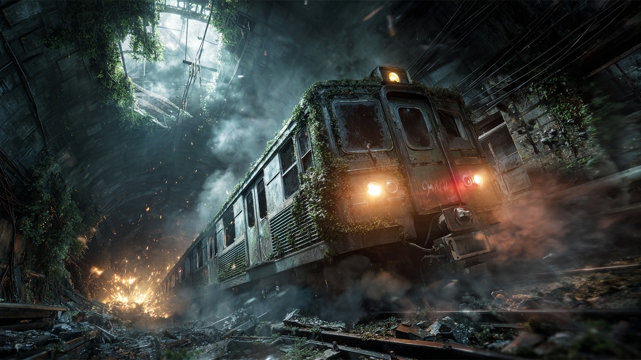 列車駛入隧道意外脫軌，人們瞬間失去知覺，再醒來時已是30年後！