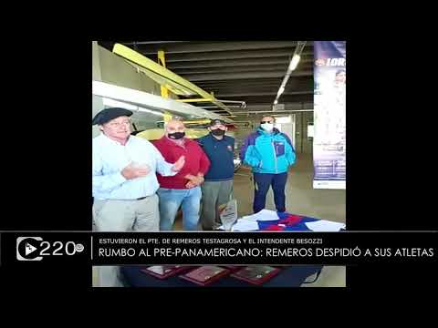 Remeros despidió a sus atletas que participarán en el Pre Panamericano