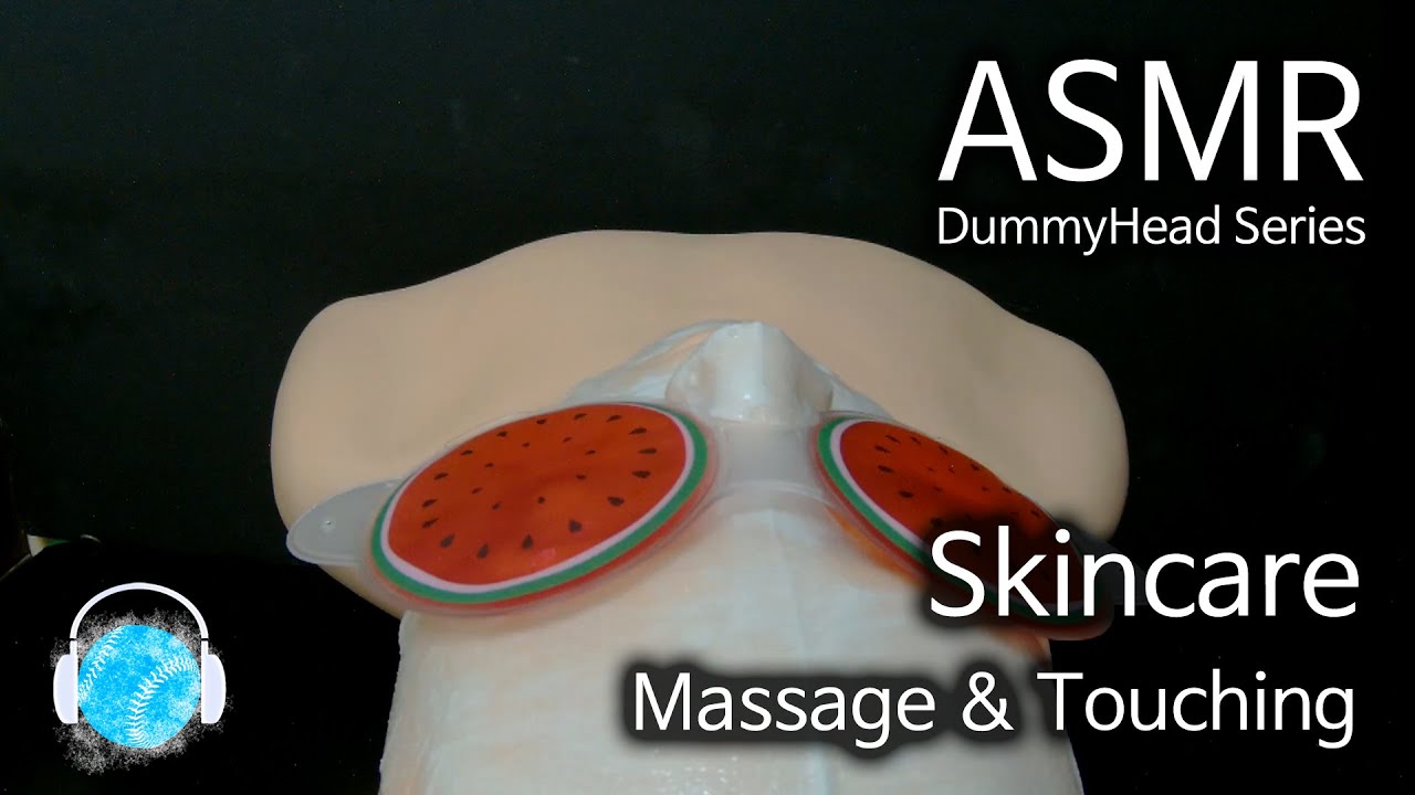 ASMR Facial Skin Care Sound (Face touching & Face massage) - No Talking